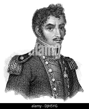 Porträt von Simón Bolívar oder Simón José Antonio De La Santísima Trinidad Bolívar y Palacios Ponte y Blanco, 1783-1830, Stockfoto
