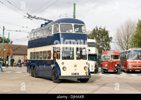 Der Trolleybus Museum Belton Straße Sandtoft Doncaster South Yorkshire DN8 5SX, England Stockfoto