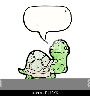 Retro-Cartoon mit Textur. Isolated on White. Stock Vektor