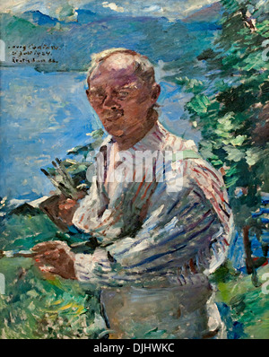 Selbstporträt (1924) LOVIS CORINTH (1858-1925) Deutsch Deutschland Stockfoto