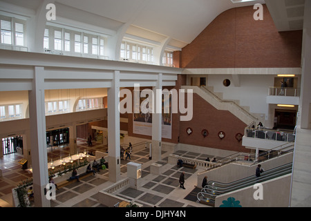 Die Lobby der British Library Stockfoto