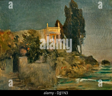 Villa by the Sea 1864 Arnold Bocklin 1827-1901 Swiss Switzerland war ein Schweizer Symbolmaler. Stockfoto