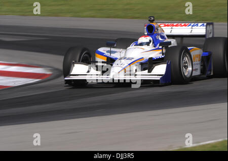 6. August 2010; Newman/Haas Racing GRAHAM RAHAL Praktiken für die IndyCar-Serie Honda Indy 200 auf der Mid-Ohio Sports Car Course in Lexington, Ohio. Rahal würde die Arbeitszeittabellen am Ende des ersten Trainings top. (Kredit-Bild: © Willen Schneekloth/Southcreek Global/ZUMApress.com) Stockfoto