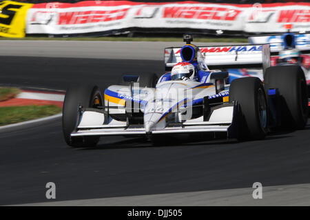 7. August 2010 - Lexington, Ohio, Vereinigte Staaten von Amerika - 7. August 2010; Newman/Haas Racing Graham Rahal Praktiken für Izod IndyCar Serie Honda Indy 200 auf der Mid-Ohio Sports Car Course in Lexington, Ohio... Obligatorische Credit: Willen Schneekloth / Southcreek Global (Kredit-Bild: © Southcreek Global/ZUMApress.com) Stockfoto