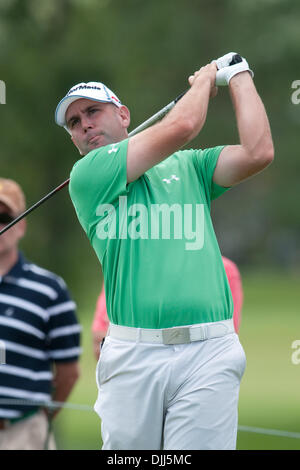 7. August 2010 - Verona, New York, Vereinigte Staaten von Amerika - 7. August 2010: Profi-Golfer JOSH TEATER in der dritten Runde der Turning Stone Resort Championship spielte im Atunyote Golf Club in Verona, New York. Obligatorische Credit: Mark Konezny / Southcreek Global (Kredit-Bild: © Southcreek Global/ZUMApress.com) Stockfoto