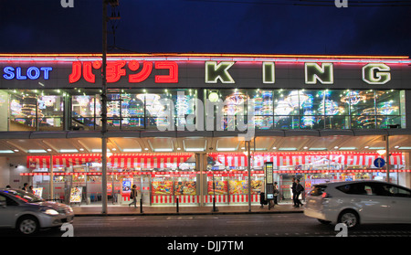 Japan, Kyoto, Pachinko Salon, Kawaramachi Street, Stockfoto