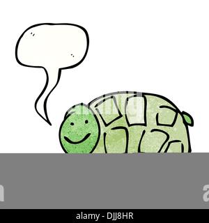 Retro-Cartoon mit Textur. Isolated on White. Stock Vektor