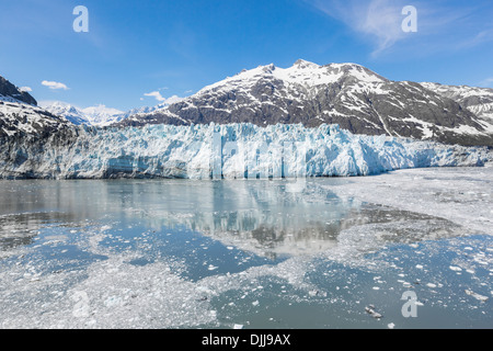 Panoramablick über den Margerie-Gletscher im Glacier-Bay-Nationalpark Stockfoto