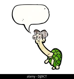 Retro-Cartoon mit Textur. Isolated on White. Stock Vektor