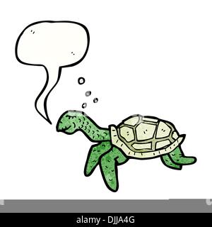 Retro-Cartoon mit Textur. Isolated on White. Stock Vektor