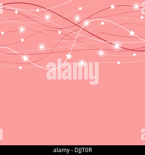 Weihnachten-rotem Hintergrund-Vektor-Illustration abstrakt Stockfoto