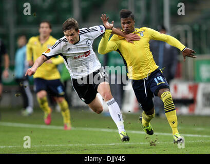 Warschau, Polen. 28. November 2013. UEFA Europa League Legia Warschau gegen Lazio Rom (Rom). Bildnachweis: Action Plus Sport Bilder/Alamy Live News Stockfoto