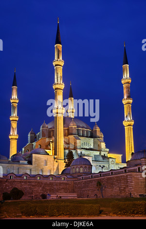 Der Komplex der Selimiye-Moschee in Edirne (ehemalige Adrianopel), Ost-Thrakien, Türkei Stockfoto