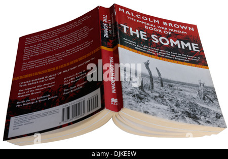 Die Schlacht des Somme-Buches von Malcolm Brown Stockfoto