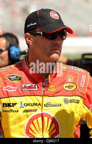 Sep 05, 2010 - Hampton, Georgia, Vereinigte Staaten von Amerika - Kevin Harvick, Fahrer von #21 US Coast Guard Chevrolet auf Boxengasse im qualifying für den großen Clips-300 auf dem Atlanta Motor Speedway in Hampton Georgien. (Kredit-Bild: © Marty Bingham/Southcreek Global/ZUMApress.com) Stockfoto
