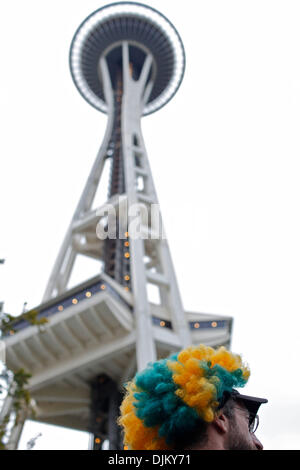 17. September 2010 kehrt zurück - Seattle, Washington, USA - die All-Frau Seattle Storm Basketball-Team in ihrer Heimatstadt nach einem Sieg über Traum 87-84 zu ihrem 2. WNBA Titel gewinnen. (Kredit-Bild: © Jordan Stead/ZUMApress.com) Stockfoto