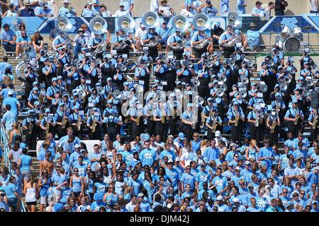 18. September 2010 - Chapel Hill, North Carolina, Vereinigte Staaten von Amerika - North Carolina Blaskapelle Kenan Stadium in Chapel Hill, North Carolina. Georgia Tech besiegte North Carolina Tar Heels 30-24 (Credit-Bild: © Anthony Barham/Southcreek Global/ZUMApress.com) Stockfoto