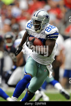 26. September 2010 - Houston, TX, USA - 26. September 2010: Dallas Cowboys Wide Receiver Dez Bryant (88) während des Spiels zwischen den Dallas Cowboys und die Houston Texans im Reliant Stadium in Houston, Texas. Cowboys führt in der ersten Halbzeit 10-3. (Kredit-Bild: © Patrick Grün/Southcreek Global/ZUMApress.com) Stockfoto