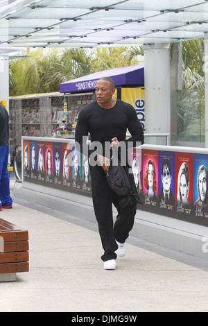 Dr. Dre gesehen Überschrift in die Turnhalle West Hollywood, Kalifornien - 25.04.12 Stockfoto