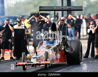 26. September 2010 - macht Ennis, Texas, Vereinigte Staaten von Amerika - David Brounkowski #412, TAD, einen Lauf bei den O'Reilly Fall Nationals in Texas Motorplex in Ennis / Texas statt. (Kredit-Bild: © Dan Wozniak/Southcreek Global/ZUMApress.com) Stockfoto