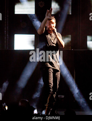 Drake tritt aka Aubrey Drake Graham im Ashley Möbel HomeStore Pavillon als Teil seiner "Club Paradise Tour" Phoenix Stockfoto