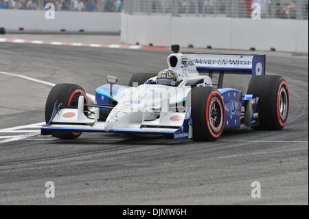 10. Juli 2010 - Toronto, Ontario, Kanada - Paul Tracy Ausfahrten turn 10 auf der Honda Indy Toronto (Credit-Bild: © Steve Dachgaube/Southcreek Global/ZUMAPRESS.com) Stockfoto