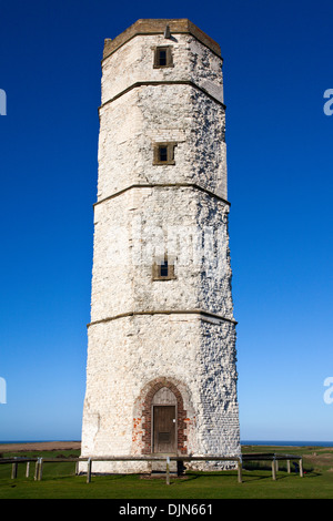 Die Kreide Turm ehemaligen Leuchtturm am Flamborough Kopf Ost Reiten von Yorkshire England Stockfoto