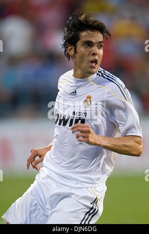 7. August 2009: Mittelfeldspieler von Real Madrid Kaka #8 in Aktion während einer internationalen FIFA Freundschaftsspiel zwischen Real Madrid und Toronto FC im BMO Field in Toronto... Real Madrid gewann 5: 1. (Kredit-Bild: © Southcreek Global/ZUMApress.com) Stockfoto