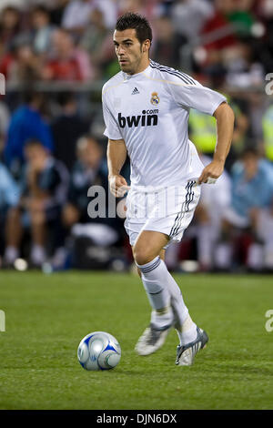 7. August 2009: Real Madrid weiterleiten Alvaro Negredo #17 in Aktion während einer FIFA internationale Freundschaftsspiel zwischen Real Madrid und Toronto FC im BMO Field in Toronto... Real Madrid gewann 5: 1. (Kredit-Bild: © Southcreek Global/ZUMApress.com) Stockfoto