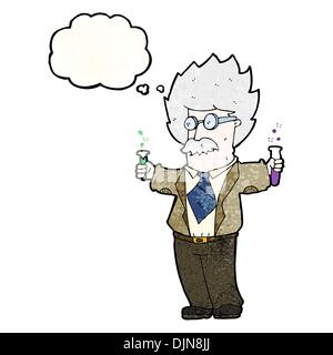 Retro-Cartoon mit Textur. Isolated on White. Stock Vektor