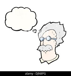 Retro-Cartoon mit Textur. Isolated on White. Stock Vektor