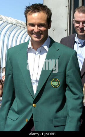 15. April 2008 - Manhattan, NY, USA - GOLF: 2008 tourt Masters Champion, Südafrikas TREVOR IMMELMAN, das Empire State Building 86. Stockwerk und 102. Stock Suche.  (Bild Kredit: Stockfoto