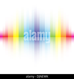 Der wunderschöne Farbverlauf Regenbogen Farben Hintergrund für design Stockfoto