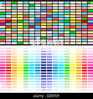 Schöner Farbverlauf Regenbogen-Farben-Palette, Hintergrund-design Stockfoto