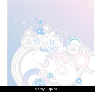 Kreis-Hintergrund.                 Illustration der Hintergrund für viele Anwendungen nützlich. . Vektor-Illustration. Stock Vektor