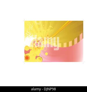 Kreis-Hintergrund.  Illustration der Hintergrund für viele Anwendungen nützlich. Vektor-Illustration. Stock Vektor