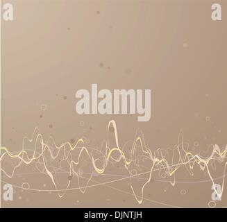 Abstrakte Linien Hintergrund: Zusammensetzung von gekrümmten Linien - ideal für Hintergründe oder Schichtung über andere Bilder Stock Vektor