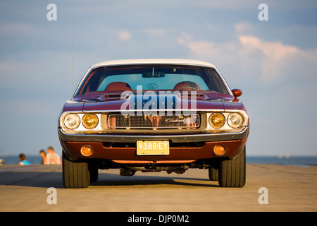 1970 Dodge Challenger Muscle-Car vorne Stockfoto