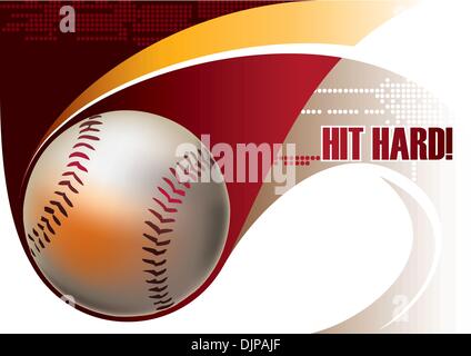 Baseball-Plakat Stock Vektor