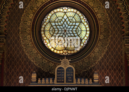 Jüdisches Museum in Prag. Spanische Synagoge. Die spanische Synagoge (Hebräisch: בית הכנסת הספרדי, Tschechisch: Španělská Synagoge) Stockfoto