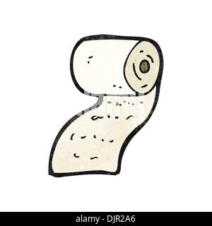 Retro-Cartoon mit Textur. Isolated on White. Stock Vektor