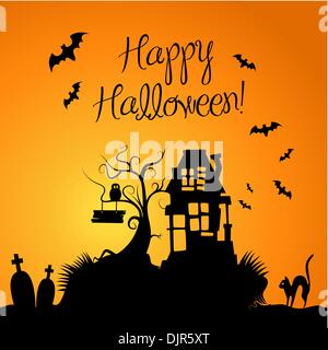 Halloween-Hintergrund Stock Vektor