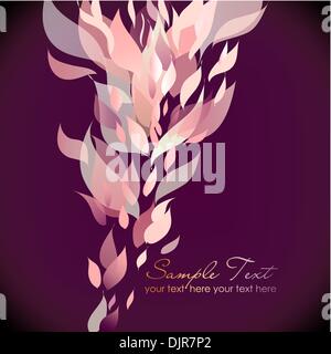 Blumenkarte Stock Vektor