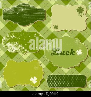 Satz von Vektor-Frames. St Patricks Day Thema. Stock Vektor
