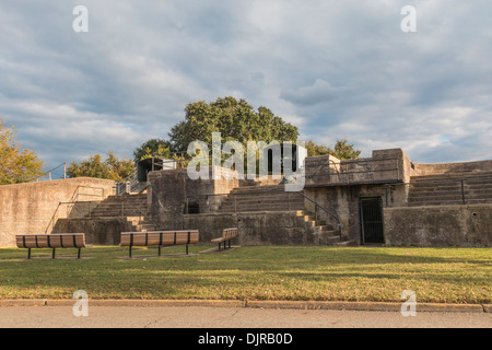 Fort Monroe (in Fort Monroe National Monument) in Hampton, Virginia, wurde 1834 erbaut. Stockfoto