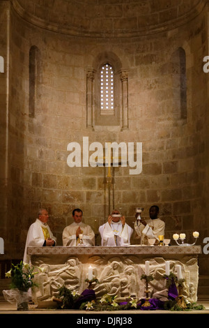 Fest der Unbefleckten Empfängnis in der Kirche der Hl. Anna, Jerusalem Stockfoto