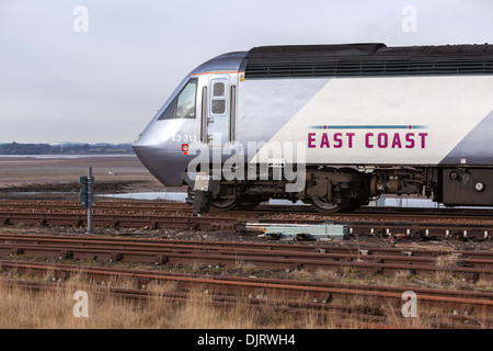 Ostküste LNER morgen Service nach Kings Cross London, von Aberdeen Angus, Montrose Schottland Großbritannien Stockfoto