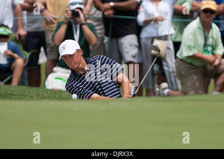 23. Mai 2010 - Las Colinas, Texas, USA - 23. Mai 2010: Jordan Spieth-Chips auf der HP Byron Nelson Championship. Die letzte Runde der HP Byron Nelson Championship spielte auf der TPC 4 Seasons Resort Las Colinas, TX Credit: Andrew Dieb / Southcreek Global (Credit-Bild: © Andrew Dieb/Southcreek Global/ZUMApress.com) Stockfoto