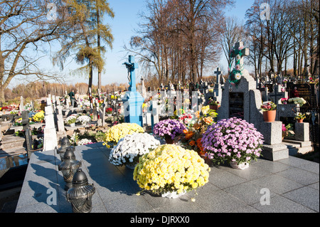 Allerheiligen im ländlichen Gebiet, Polen Stockfoto