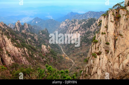 Berg Huangshan, Anhui, China Stockfoto